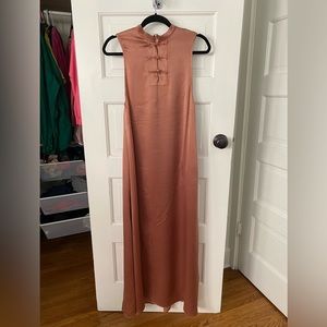 Rare Reformation Peejay dress in caramel - size S